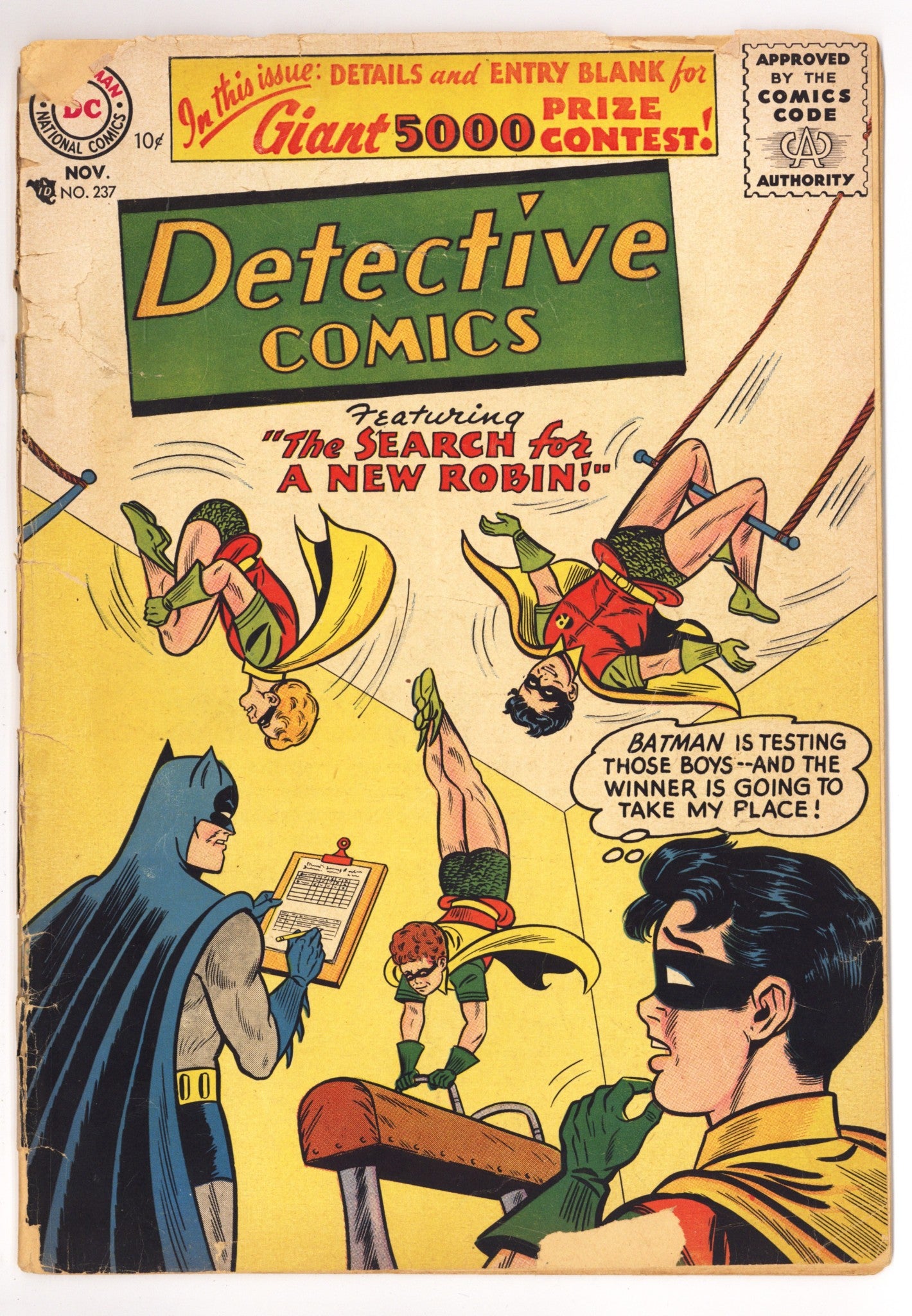 Detective Comics Vol 1 237 FR (1.0) Spine Split, Tape (1956) 