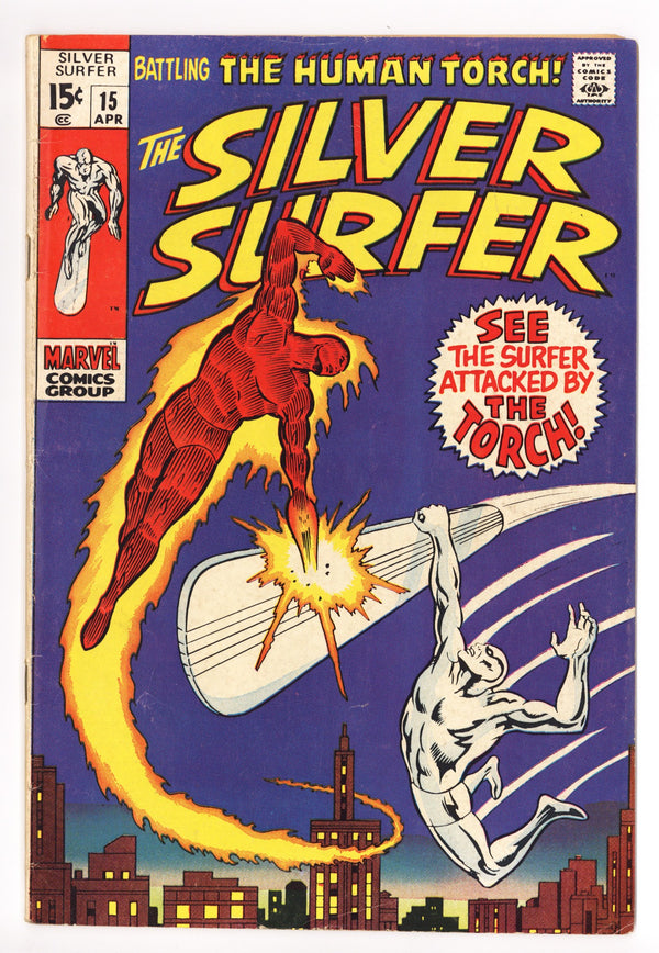 The Silver Surfer Vol 1 15 VG+ (4.5) (1970)