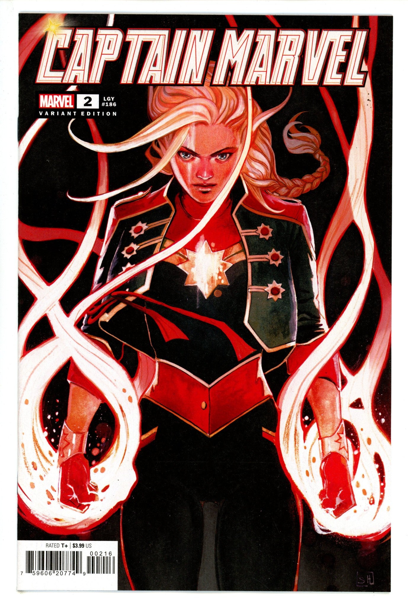 Captain Marvel Vol 12 2 Hans Incentive Variant NM- (2023)