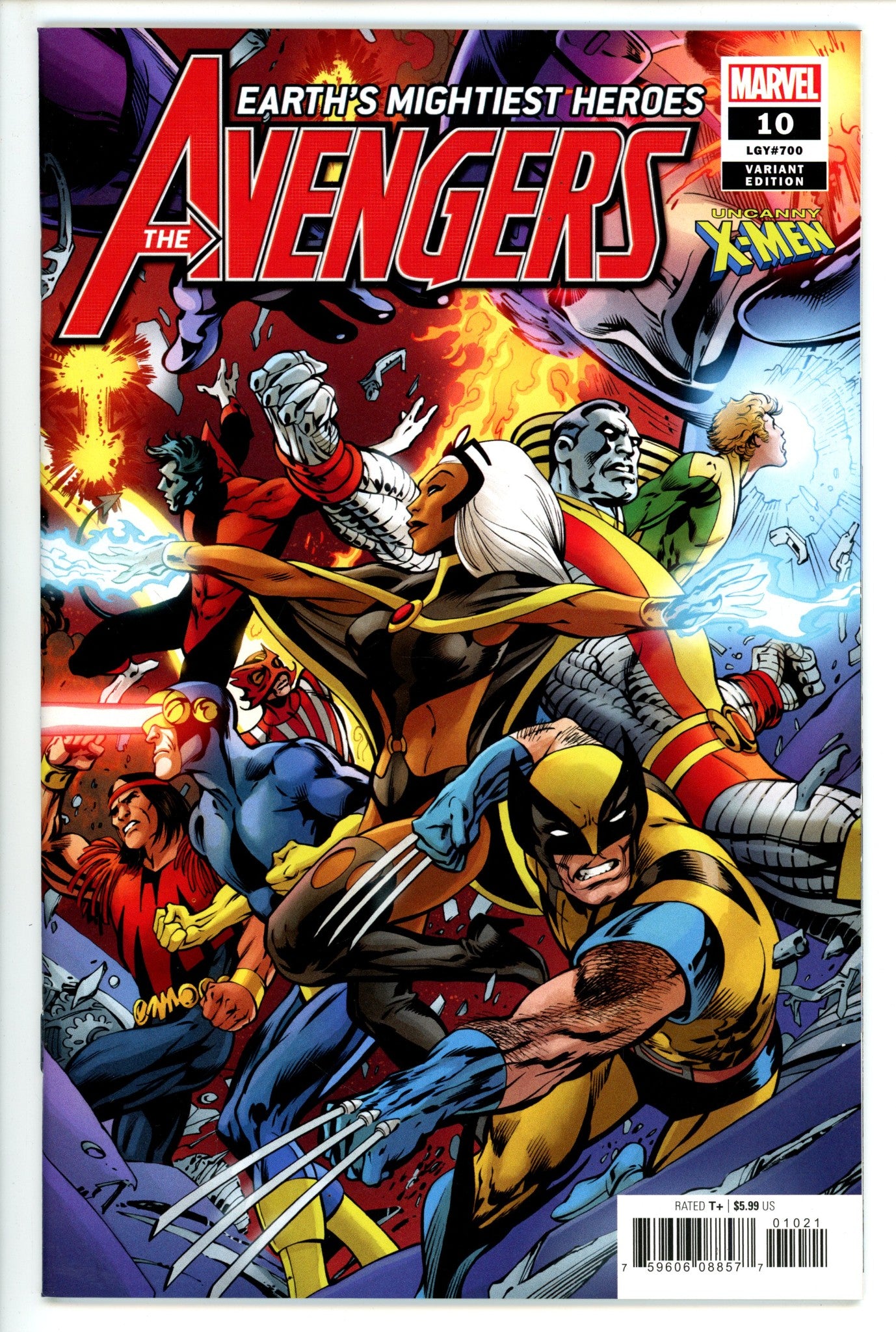 Avengers Vol 8 10 (700) Davis Variant (2018)