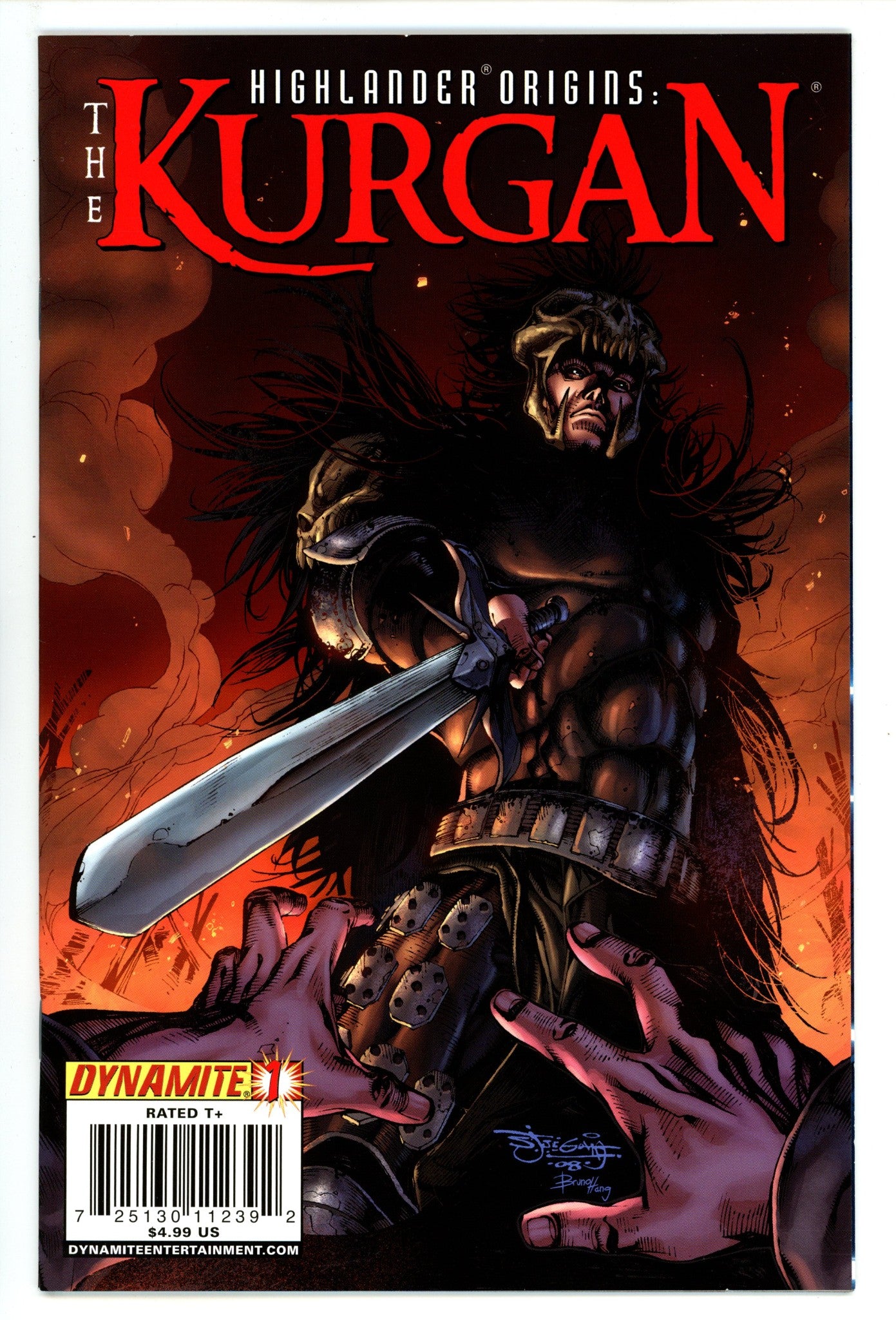 Highlander Origins: The Kurgan 1 VF/NM (9.0) (2009) Segoiva Variant 