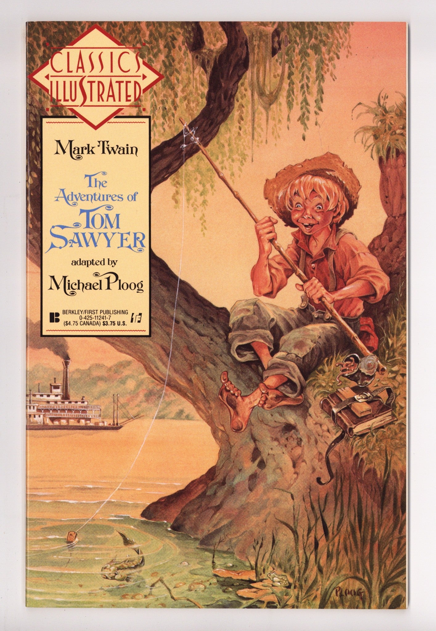 Classics Illustrated 9 High Grade The Adventures of Tom Sawyer (1990) 