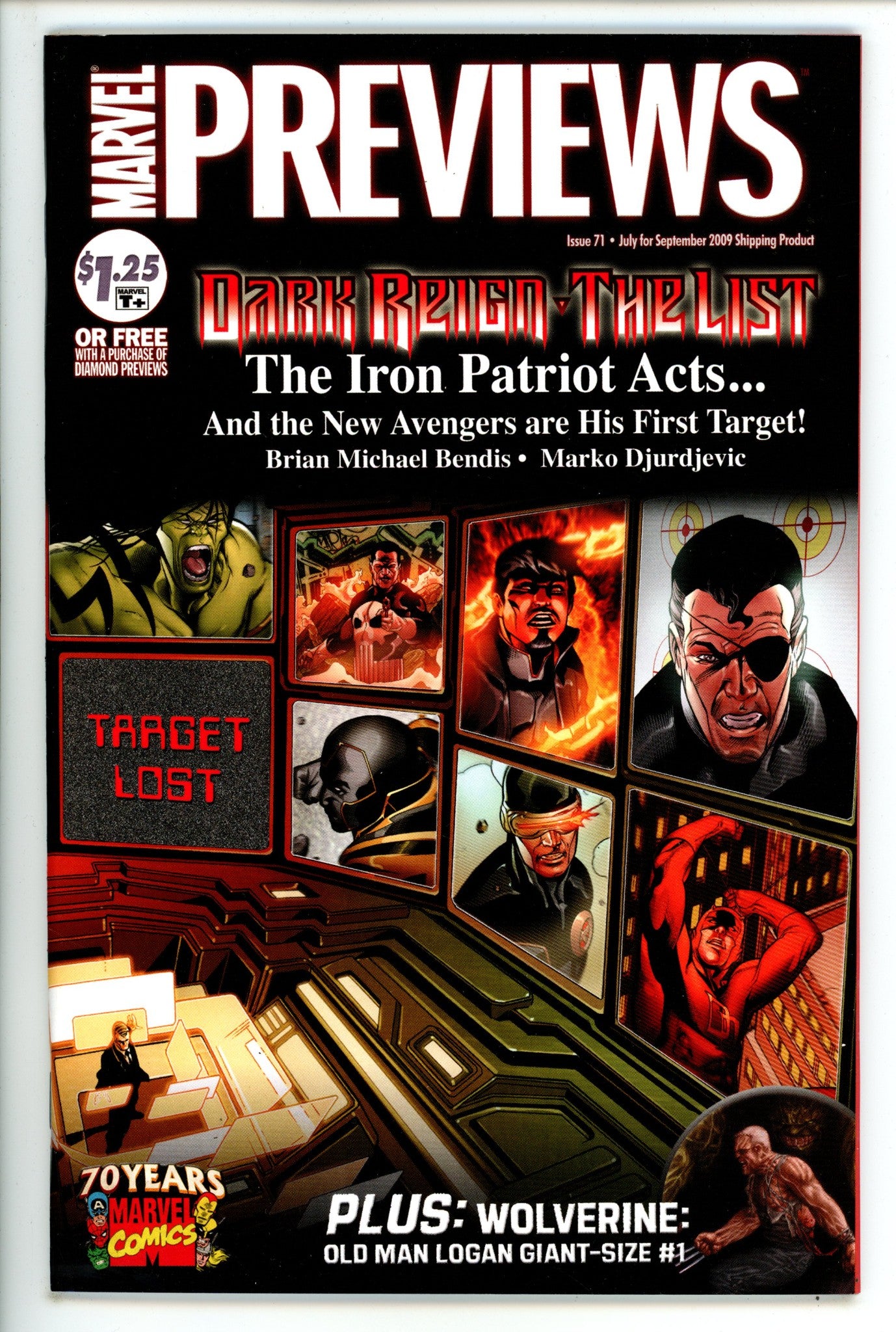 Marvel Previews Vol 1 71 High Grade (2009) 