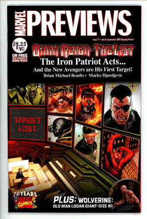 Marvel Previews Vol 1 71 High Grade (2009)