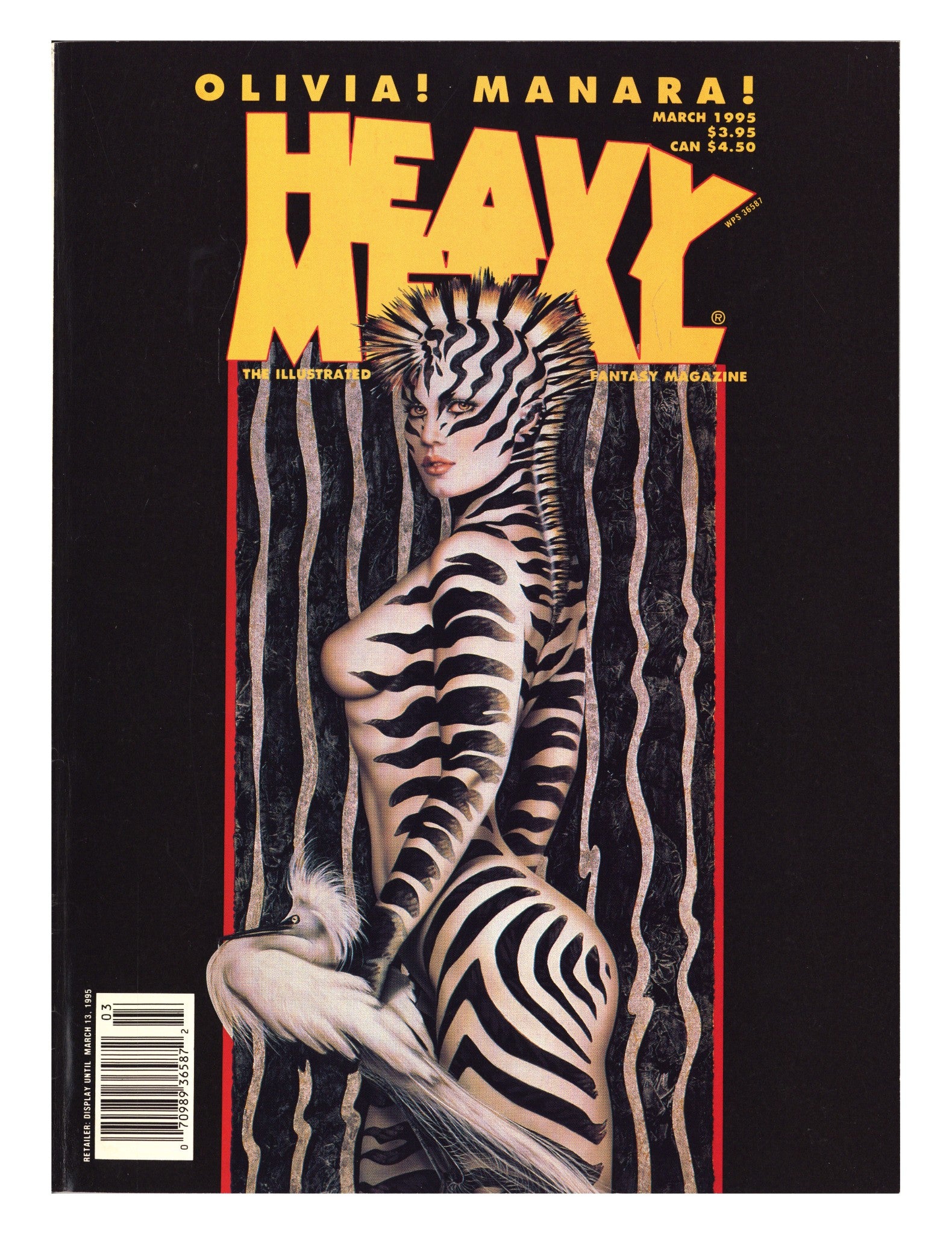 Heavy Metal Magazine Vol 19 1 Mid Grade (1995) 