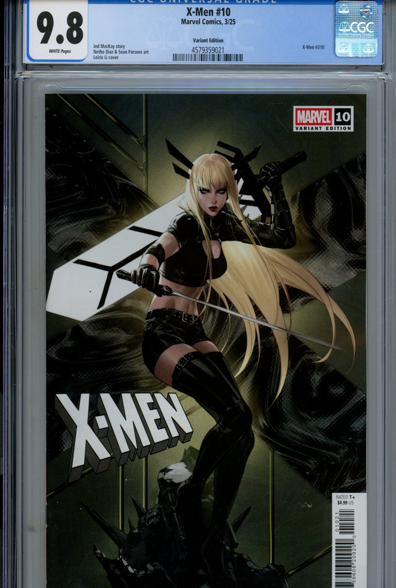 X-Men Vol 6 10 (310) CGC 9.8 (NM/M) (2025) Li Variant 