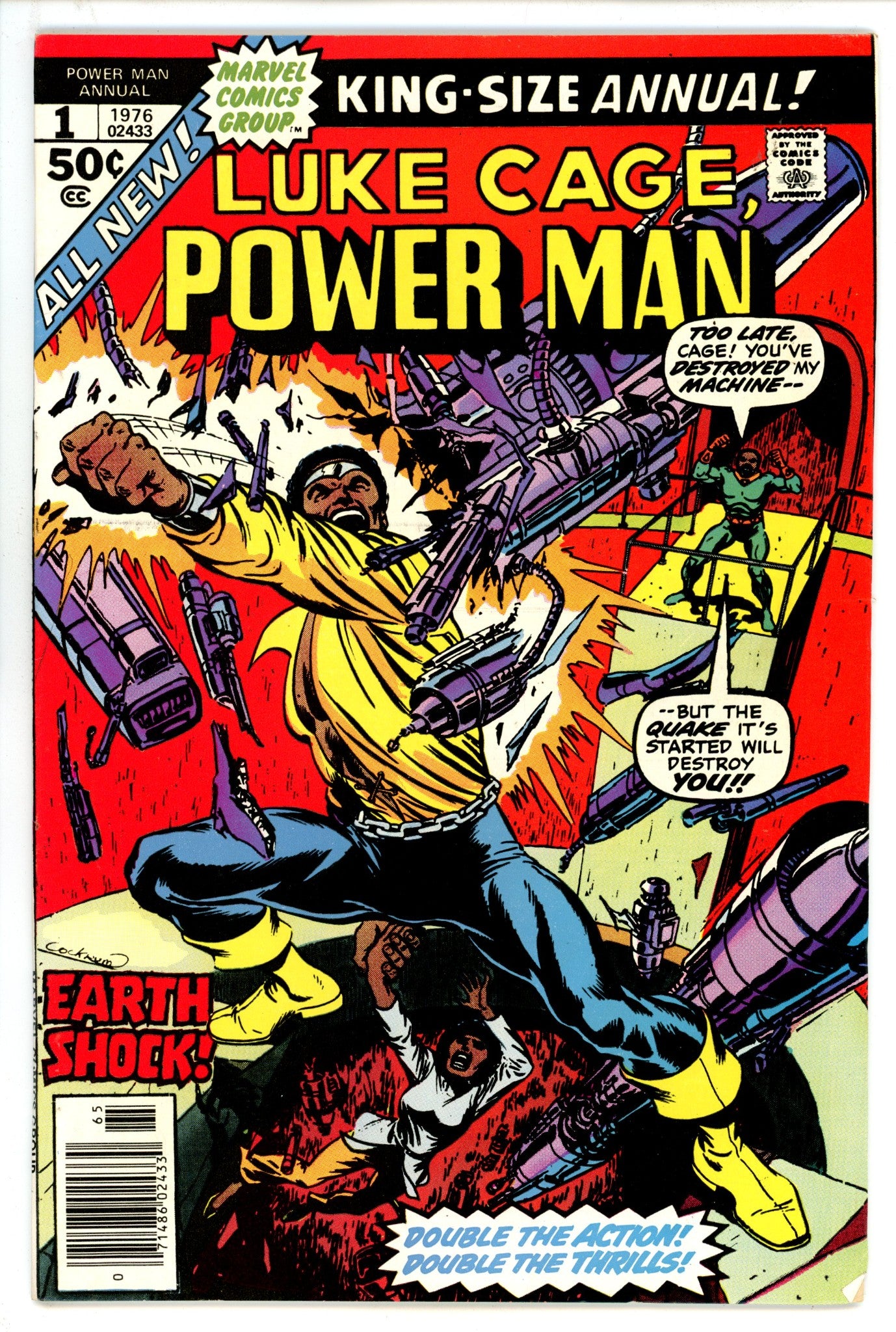Power Man Annual 1 FN/VF (7.0) (1976) 