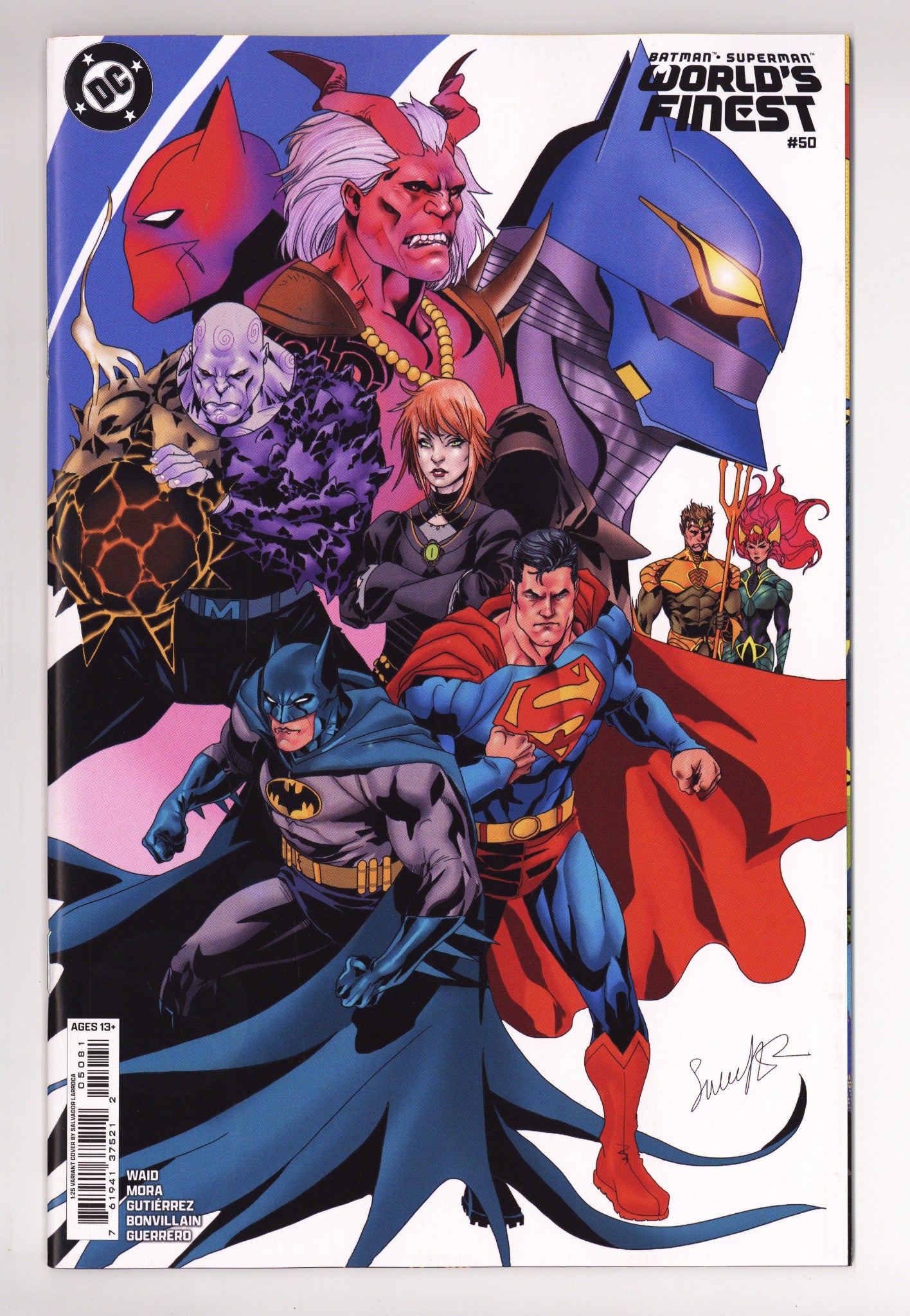 Batman Superman Worlds Finest 50 Larroca Incentive VF/NM (2026)