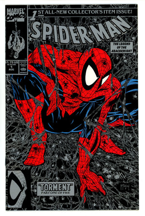 Spider-Man Vol 1 1 VF/NM (9.0) Silver (1990) Variant