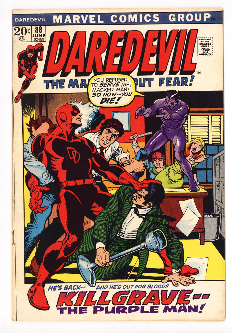 Daredevil Vol 1 88 FN (6.0) (1972) 