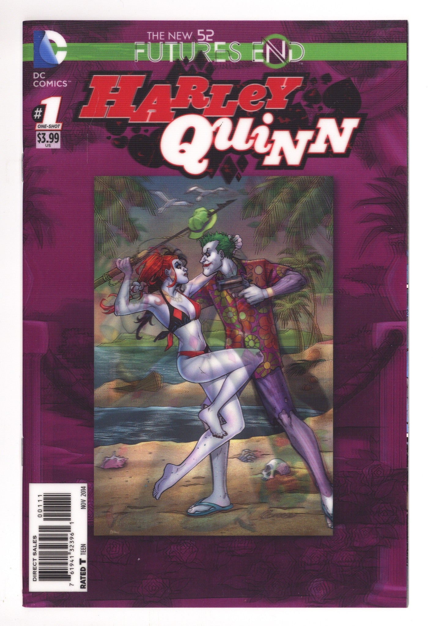 Harley Quinn: Futures End 1 High Grade (2014) Motion Variant 