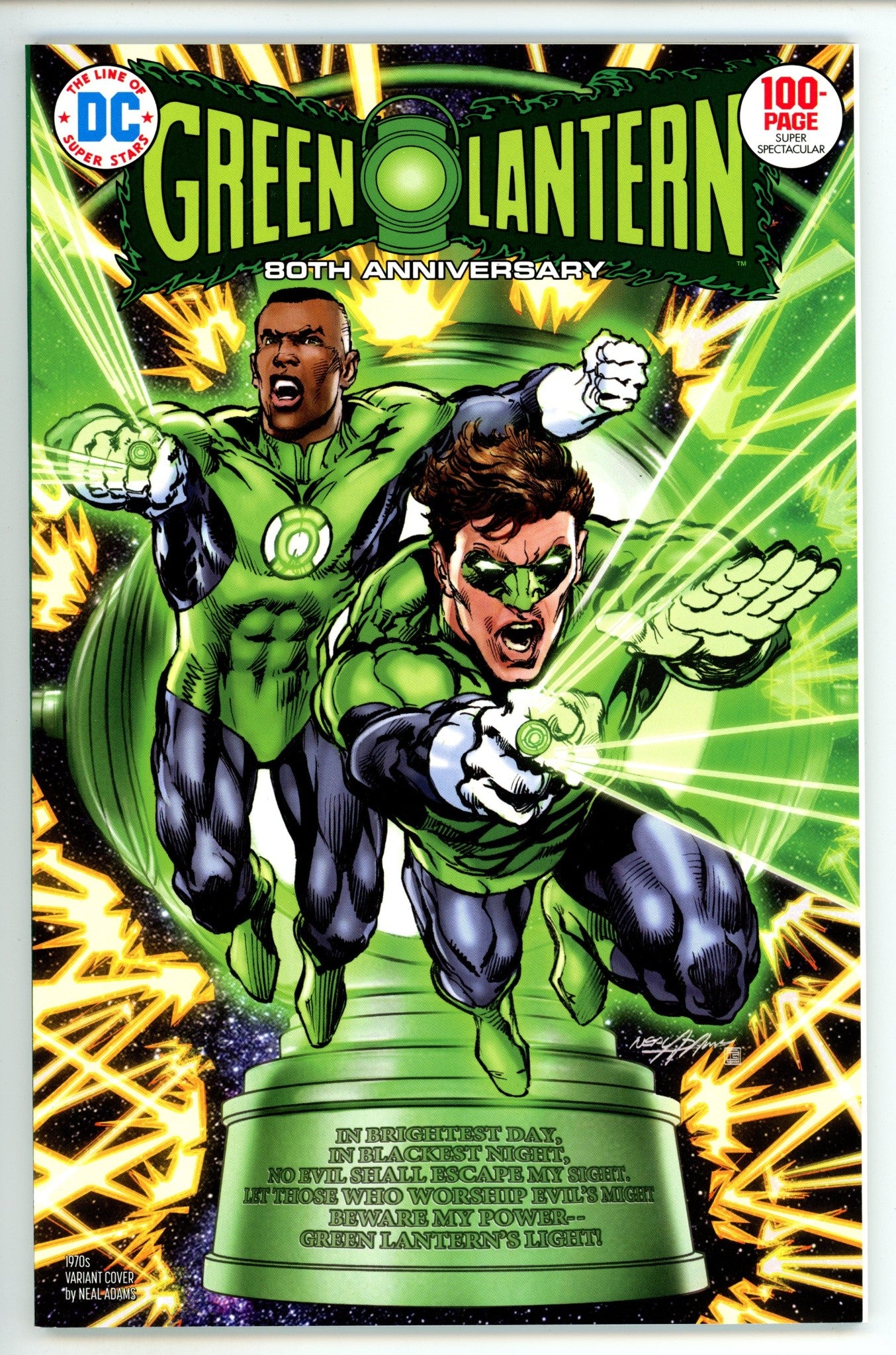 Green Lantern 80th Anniversary 100-Page Super Spectacular 1 High Grade (2020) Adams Variant 