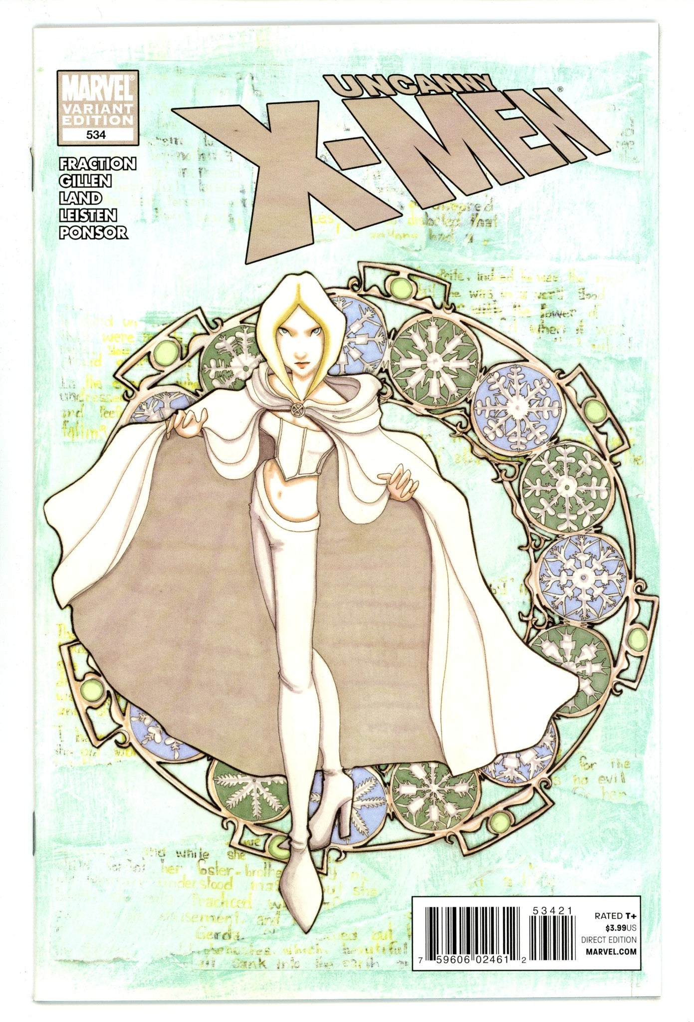 The Uncanny X-Men Vol 1 534 VF/NM (9.0) (2011) Lee Incentive Variant 