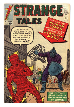 Strange Tales Vol 1 111 FN (6.0) (1963)