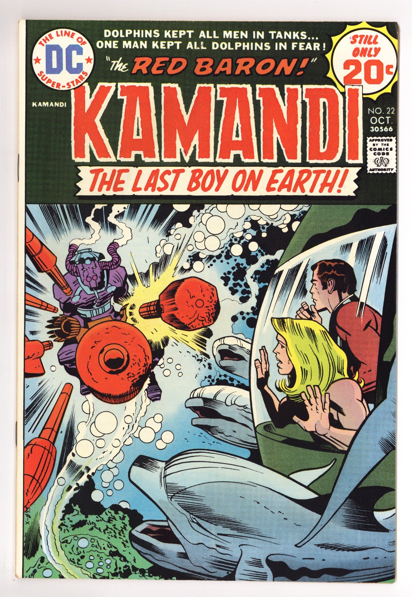 Kamandi, the Last Boy on Earth 22 Mid Grade (1974) 