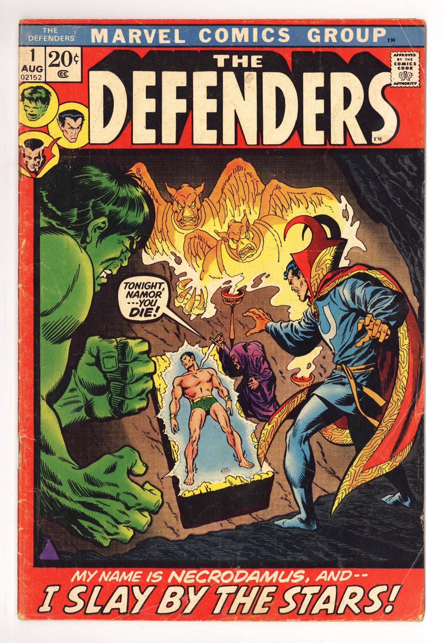 The Defenders Vol 1 1 VG- (3.5) (1972) 