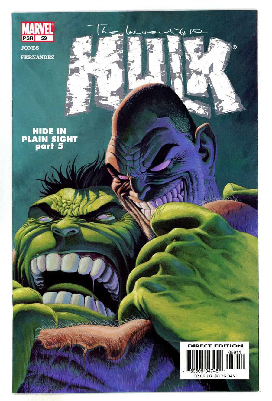 Incredible Hulk Vol 2 59  High Grade   (2003)