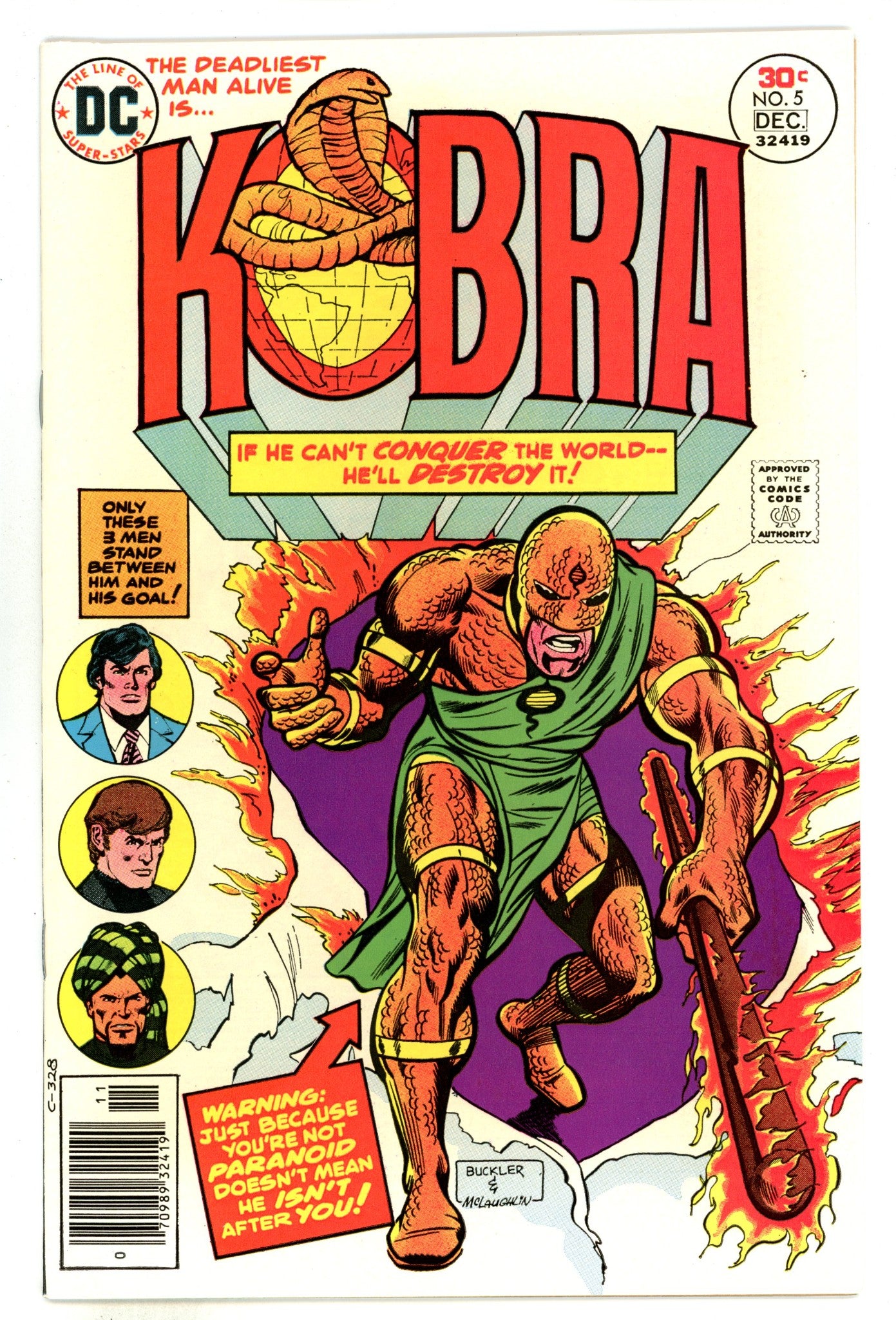 Kobra 5 VF/NM (9.0) (1976) 