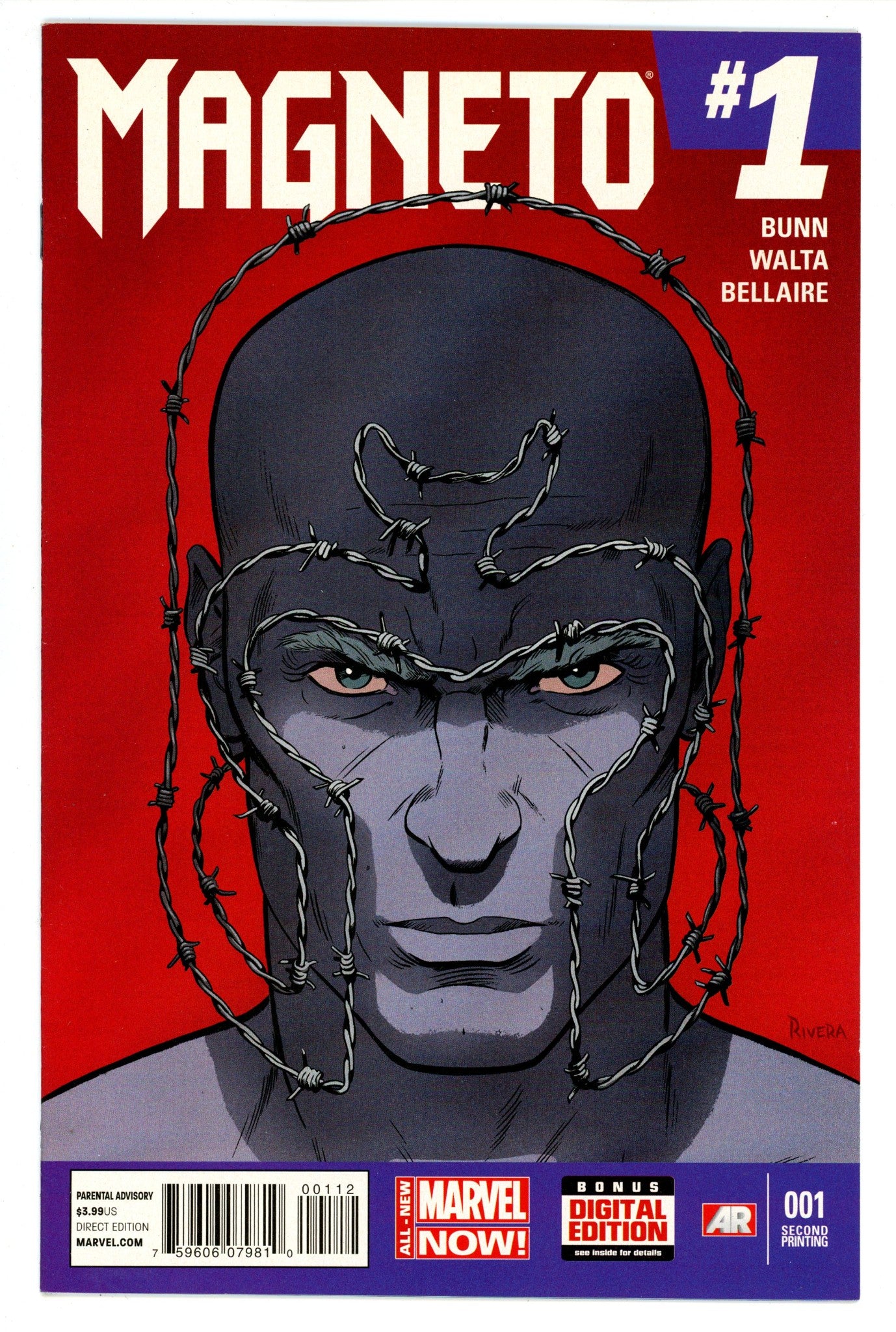 Magneto Vol 3 1 High Grade (2014) 2nd Print 