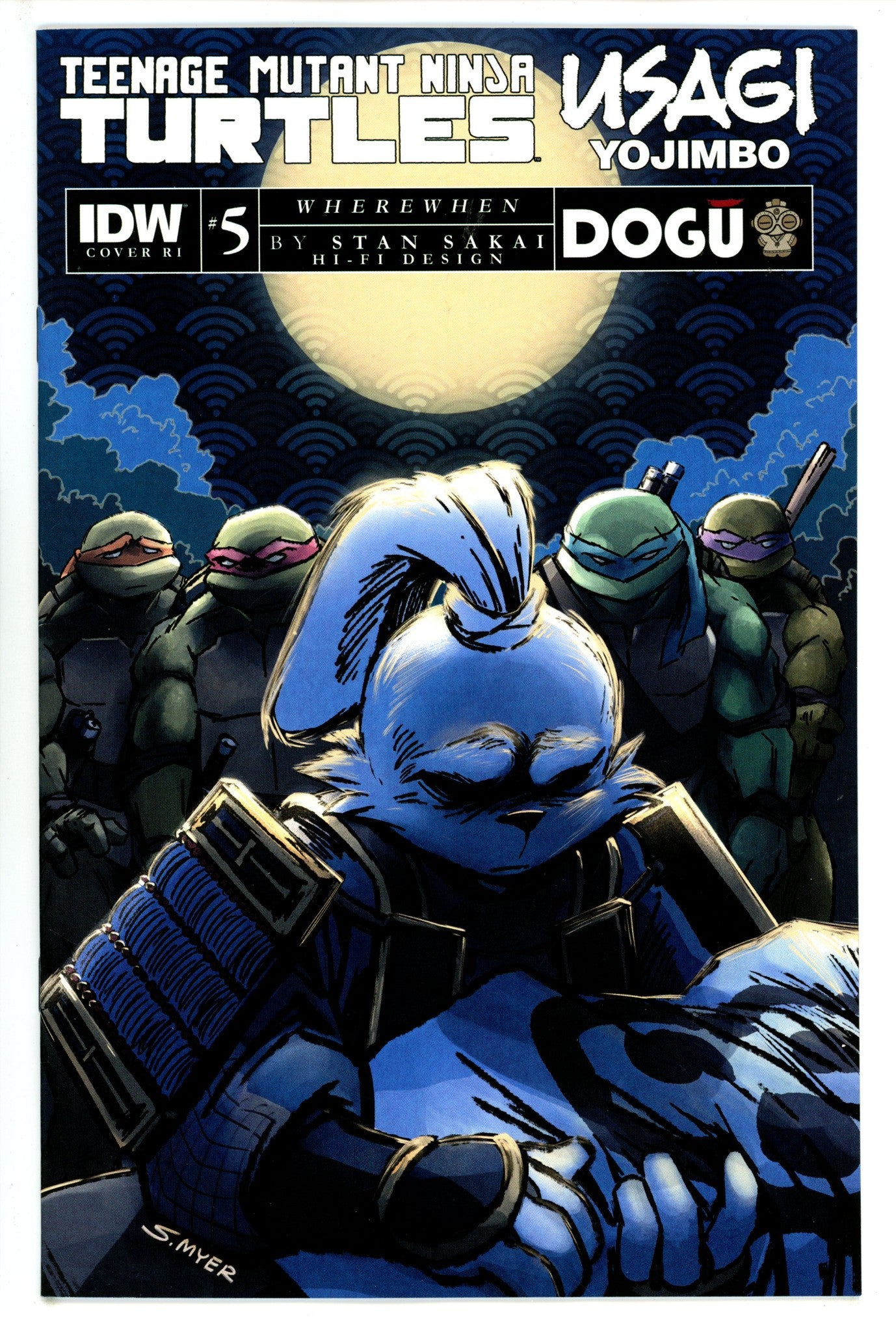 Teenage Mutant Ninja Turtles / Usagi Yojimbo: WhereWhen 5 Myer Incentive Variant VF/NM (2023)