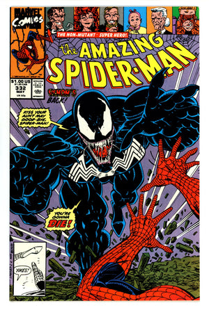 The Amazing Spider-Man Vol 1 332 VF/NM (9.0) (1990)