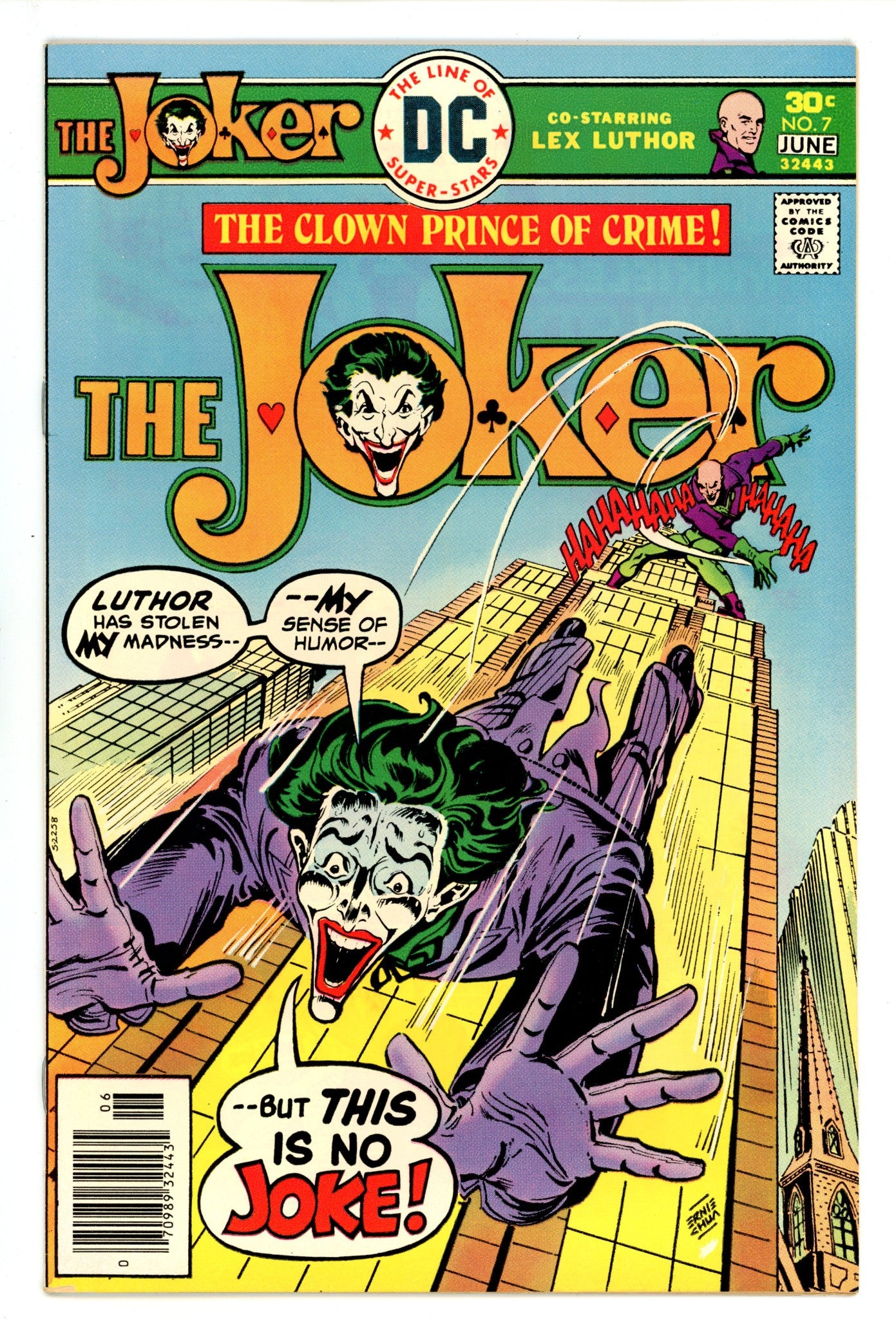 The Joker Vol 1 7 VF+ (8.5) (1976) 