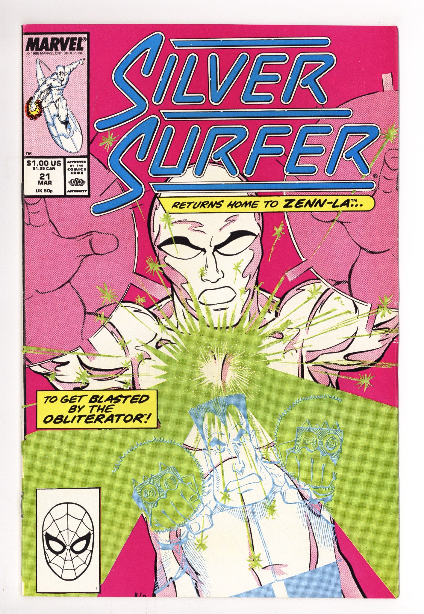 Silver Surfer Vol 3 21 High Grade (1989) 