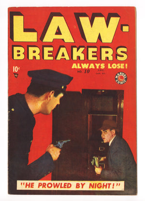 Lawbreakers Always Lose 10 VG+ (4.5) (1949) Canadian Edition 