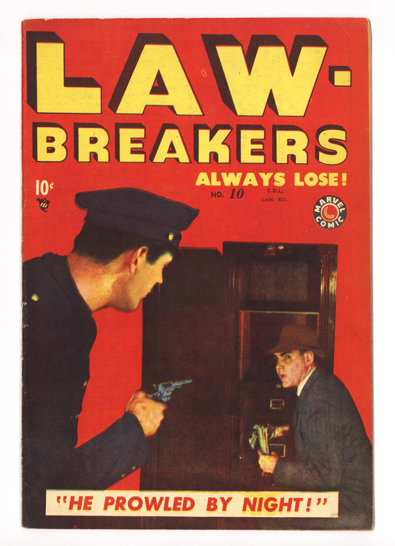 Lawbreakers Always Lose 10 VG+ (4.5) (1949) Canadian Edition 