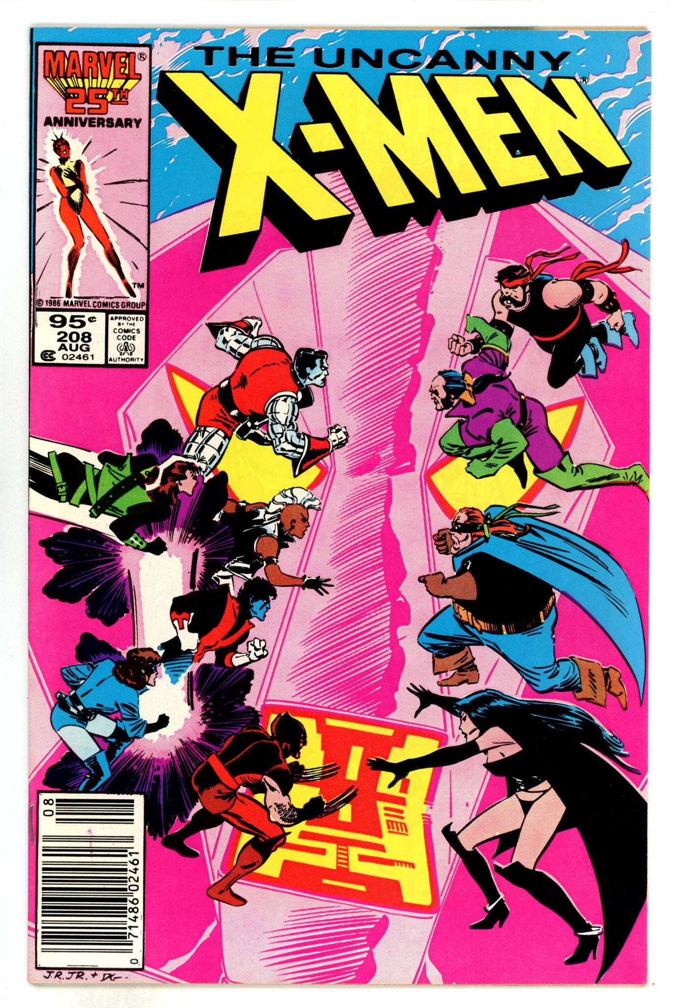 The Uncanny X-Men Vol 1 208  FN/VF (7.0)  (1986)  Canadian Price Variant  
