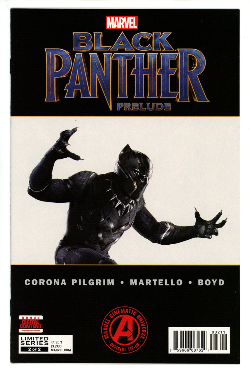 Black Panther Prelude 2 NM- (9.2) (2017) 