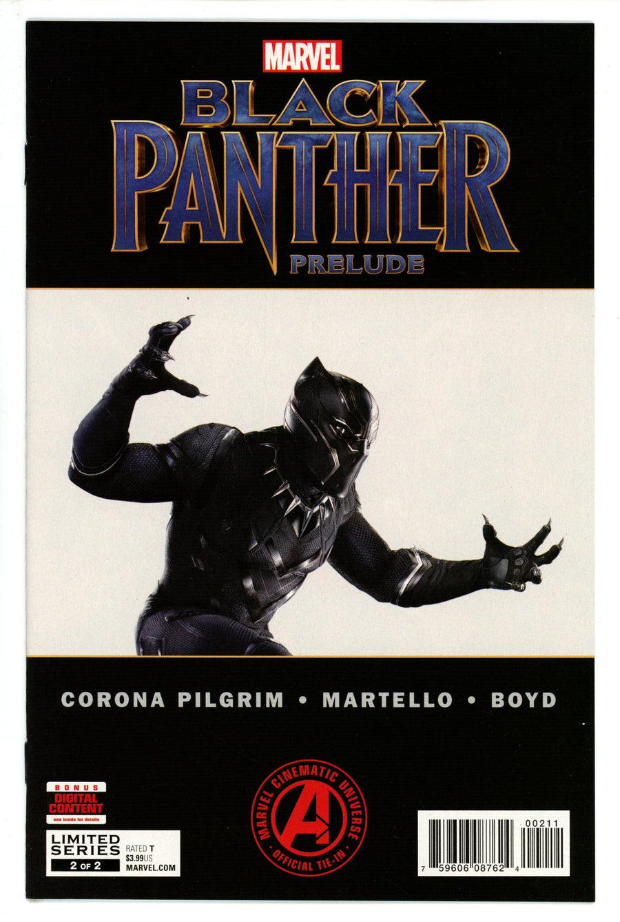 Black Panther Prelude 2 NM- (9.2) (2017) 
