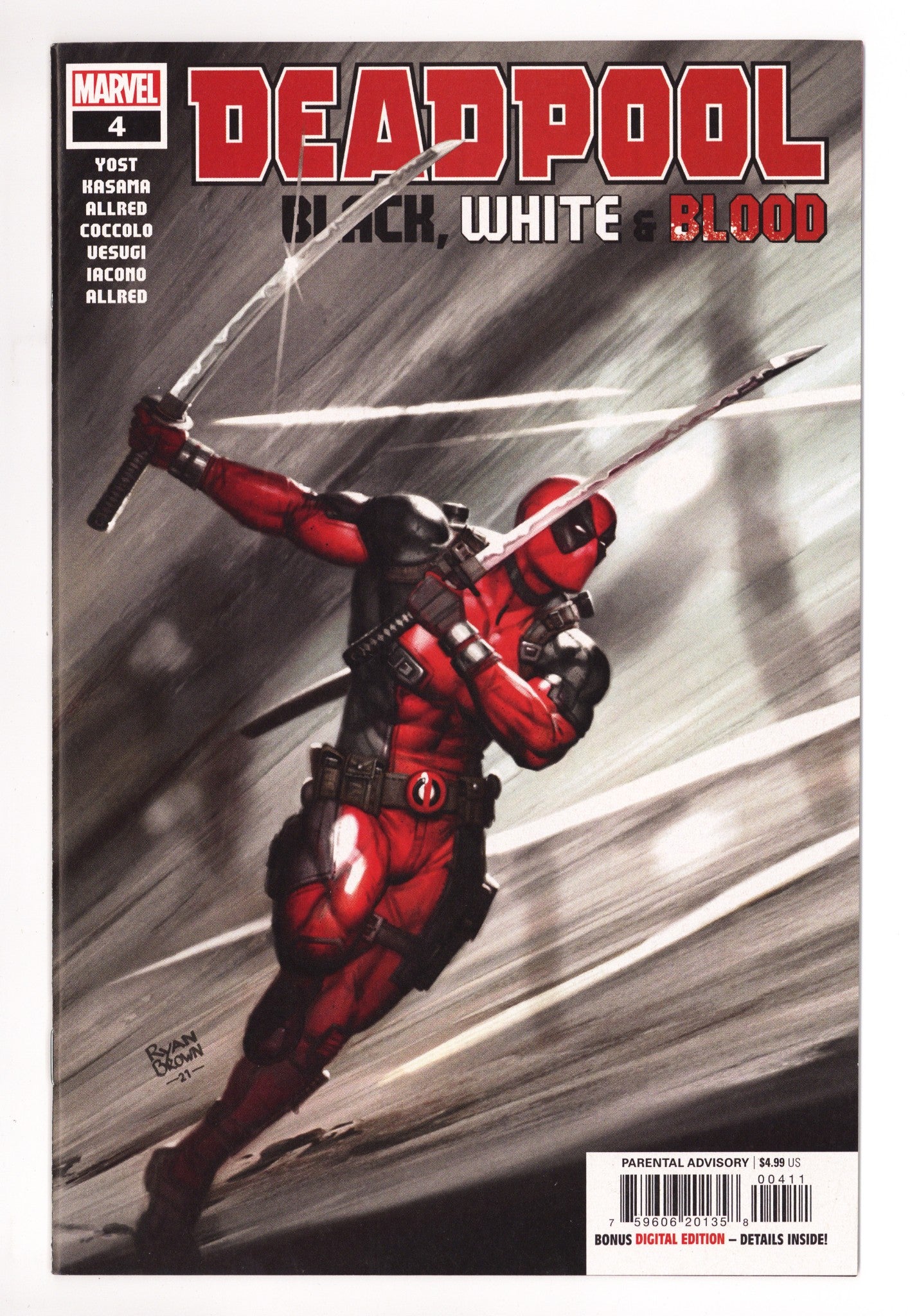 Deadpool: Black, White & Blood   4  NM- (9.2)   (2022)        