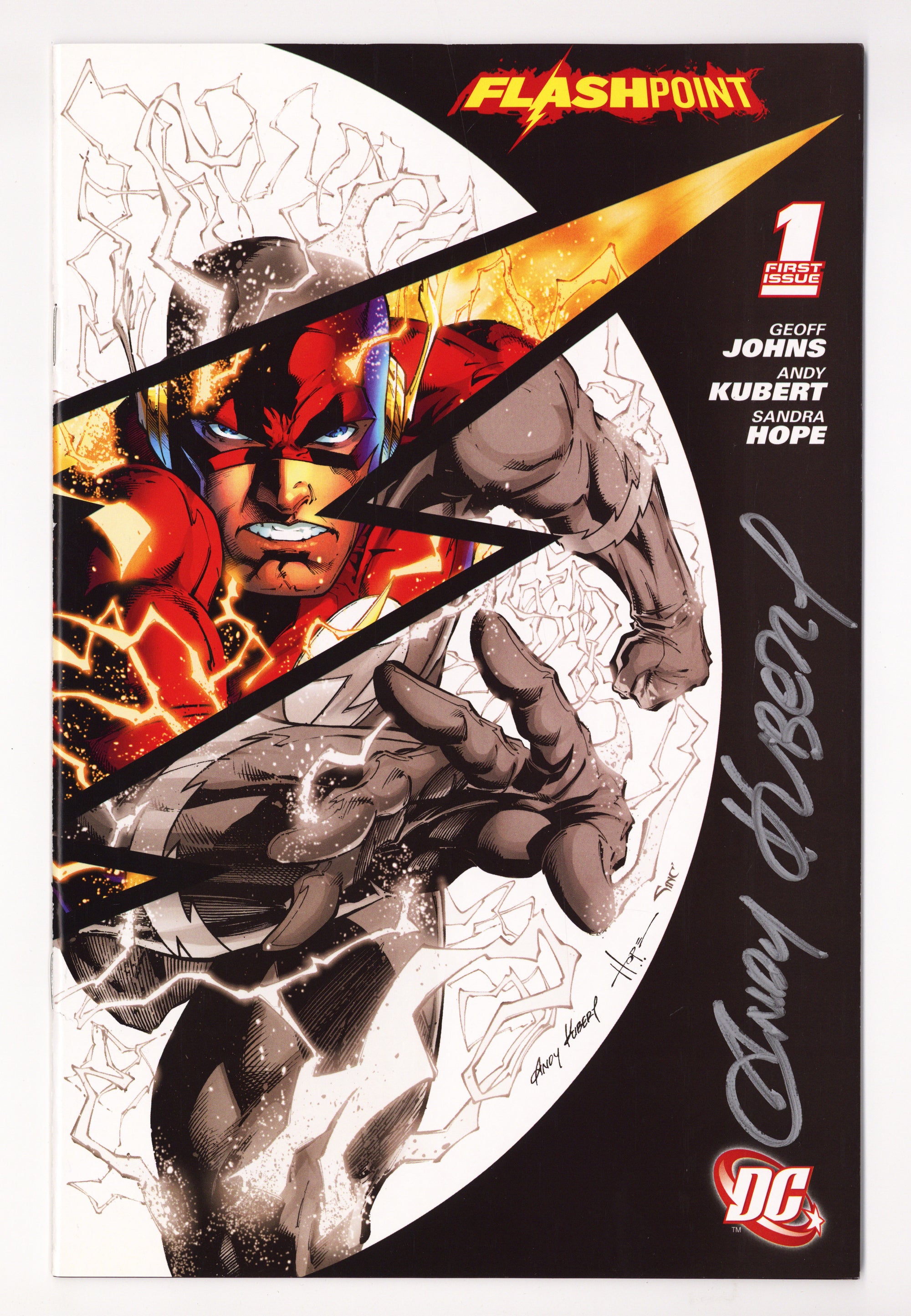Flashpoint Vol 2 1 VF (8.0) (2011) Kubert Fan Expo Exclusive Variant Signed x1 Cover Andy Kubert 