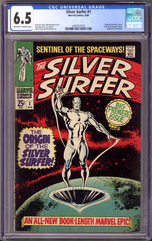 The Silver Surfer Vol 1 1 CGC 6.5 (FN+) (1968)