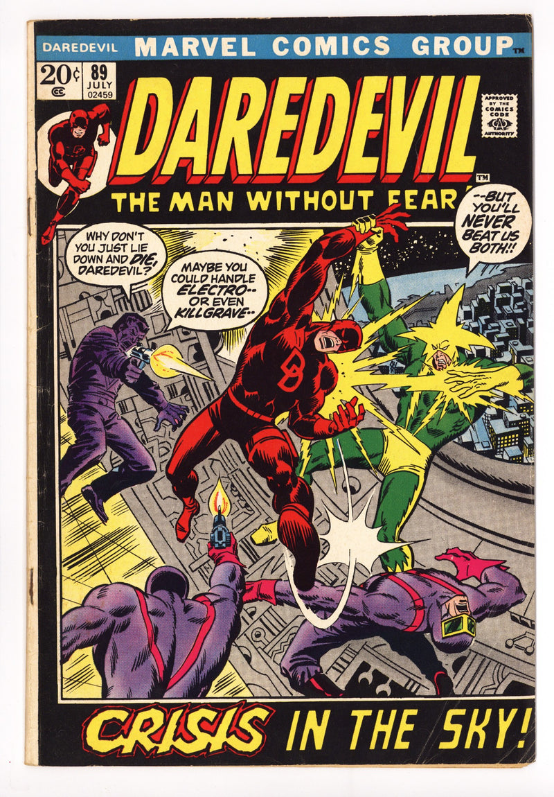 Daredevil Vol 1 89 VG+ (4.5) (1972) 