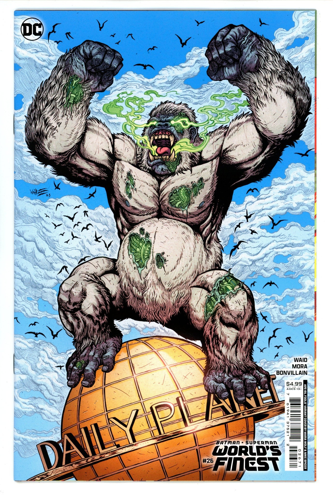 Batman Superman Worlds Finest 26 Wolf Variant (2024)