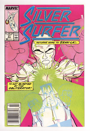Silver Surfer Vol 3 21 Mid Grade (1989) Newsstand