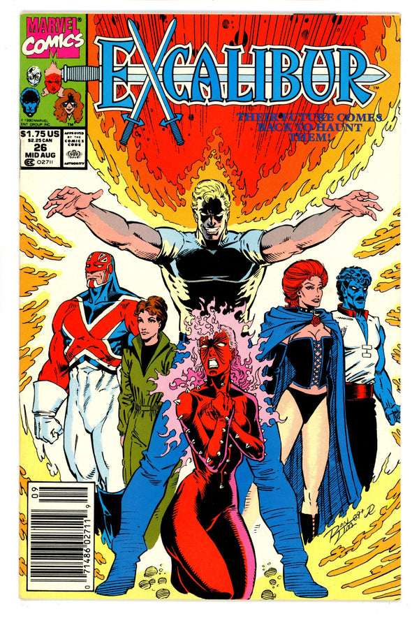 Excalibur Vol 1 26 High Grade (1990) Newsstand