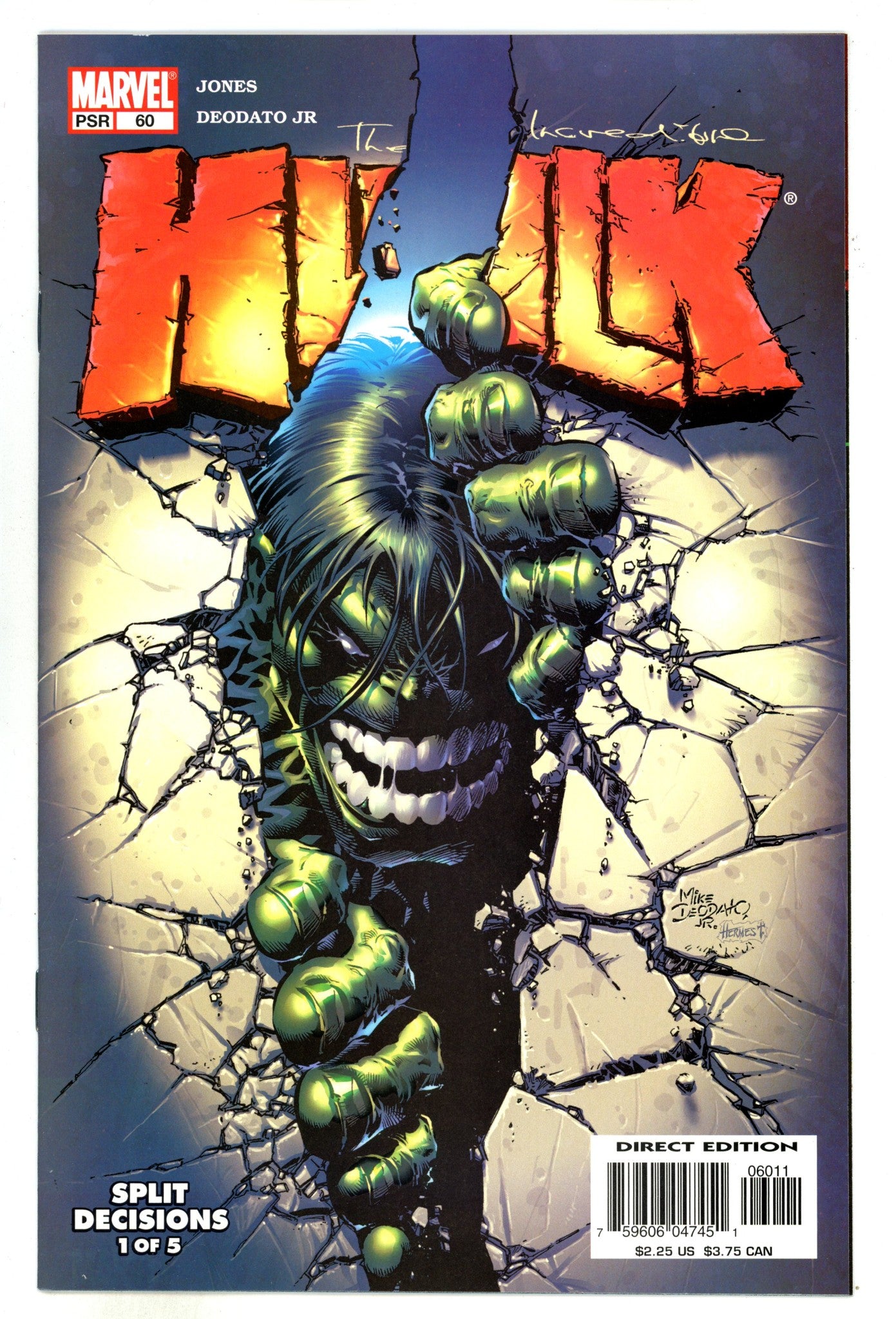 Incredible Hulk Vol 2 60 High Grade (2003) 