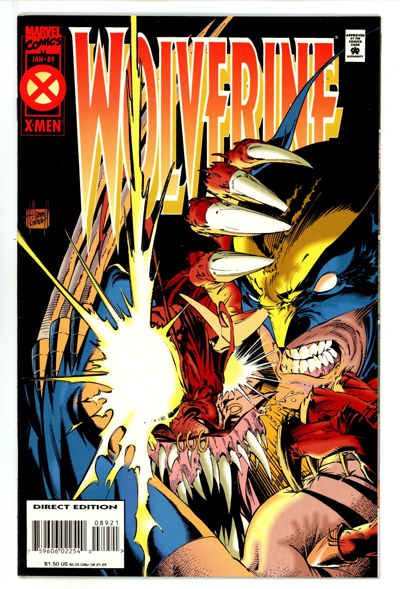 Wolverine Vol 2 89 NM- (9.2) (1995) 
