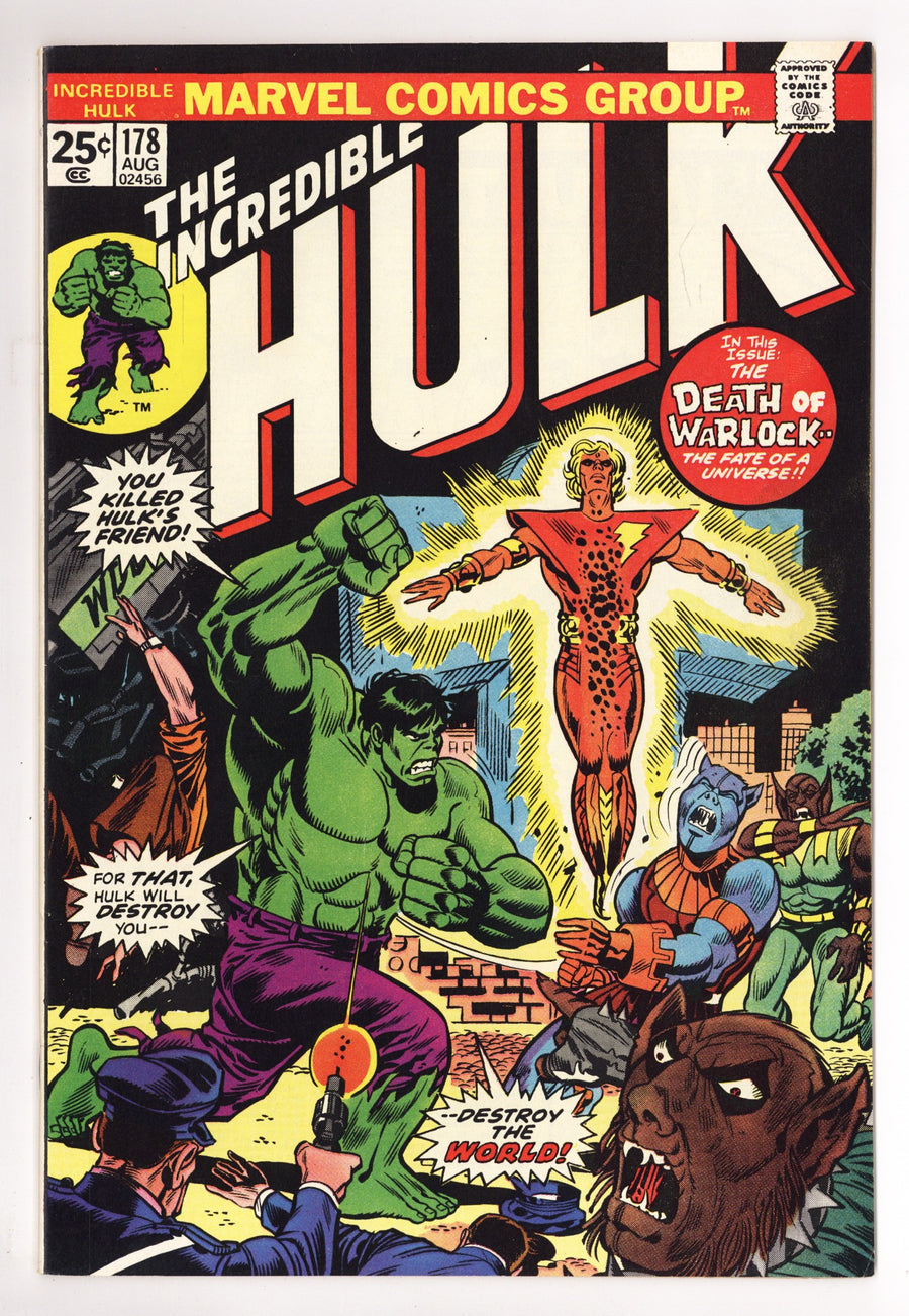 The Incredible Hulk Vol 1 178 VF (8.0) (1974) 