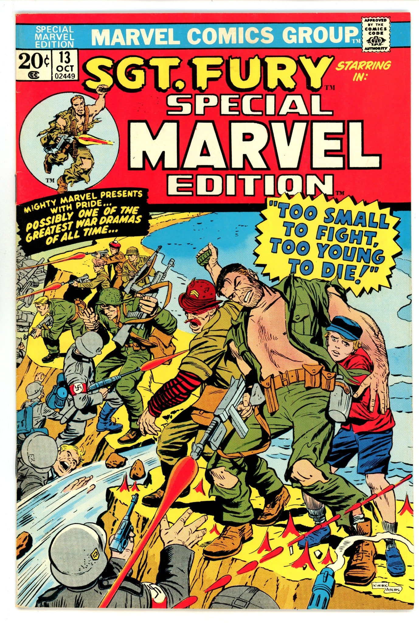 Special Marvel Edition 13 FN+ (6.5) (1973) 
