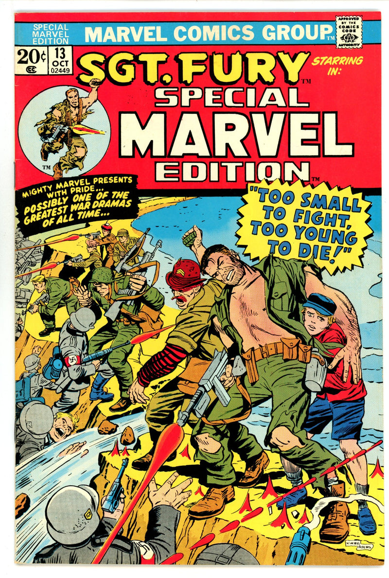 Special Marvel Edition 13 FN+ (6.5) (1973) 