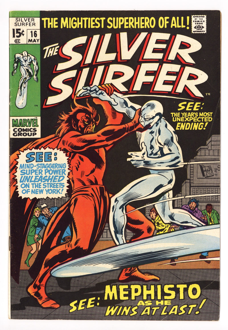 The Silver Surfer Vol 1 16 FN- (5.5) (1970) 