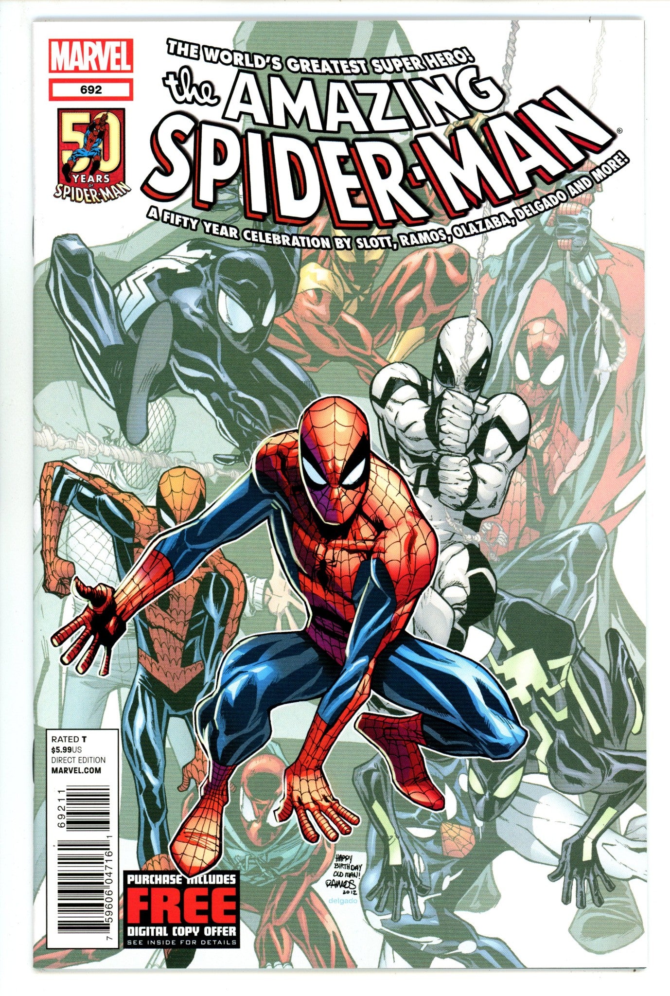 The Amazing Spider-Man Vol 2 692 NM- (9.2) (2012) 