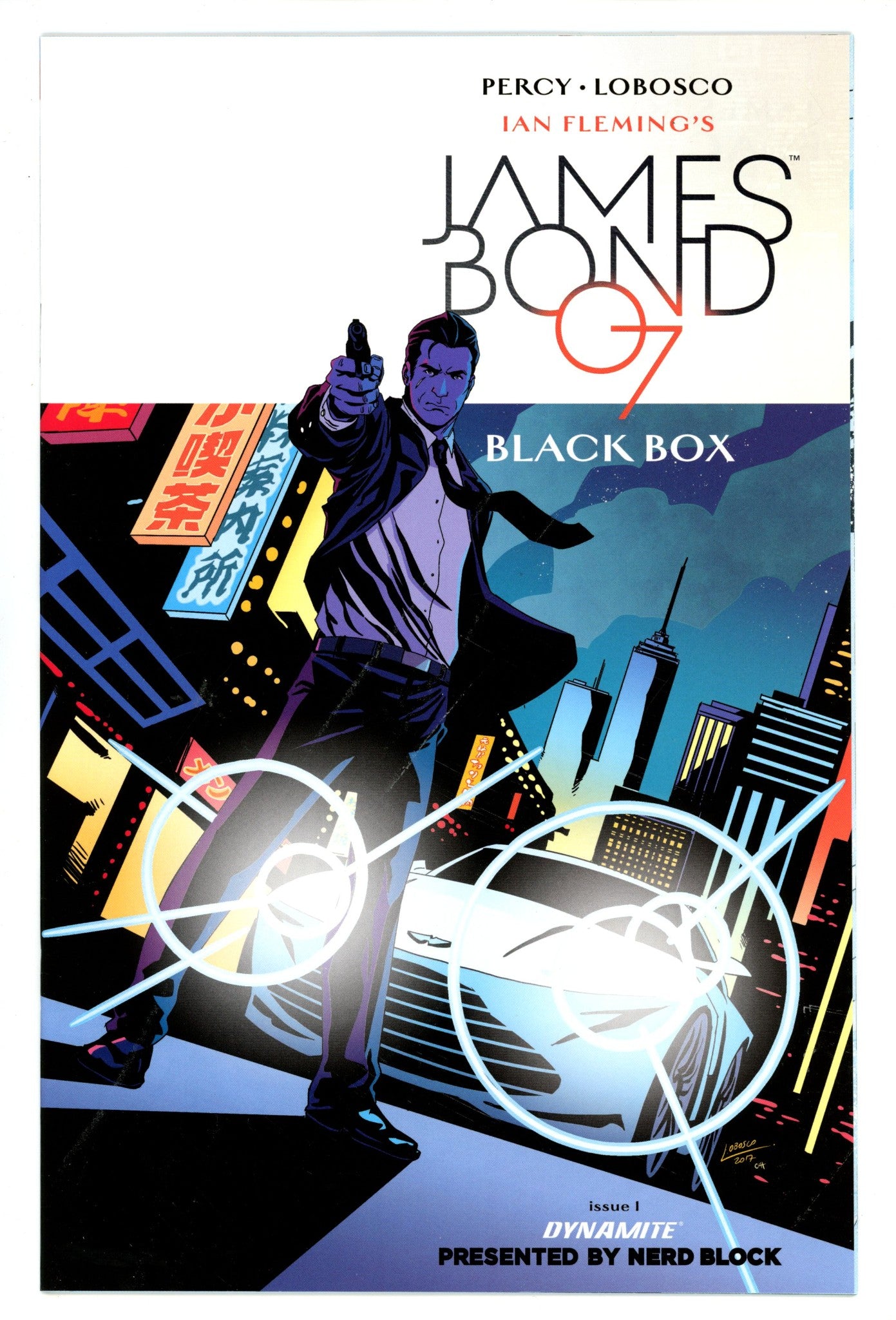 James Bond Vol 2 1 Mid Grade (2017) Lobosco Nerd Block Exclusive Variant 