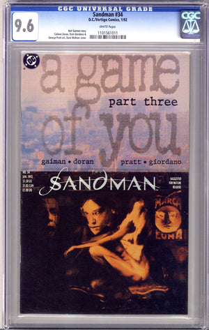 Sandman Vol 2 34 CGC 9.6 (1991)