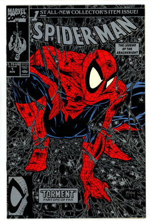 Spider-Man Vol 1 1 NM- (9.2) Silver (1990) Variant