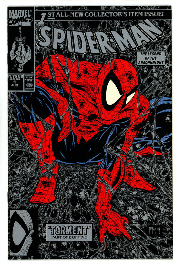 Spider-Man Vol 1 1 NM- (9.2) Silver (1990) Variant